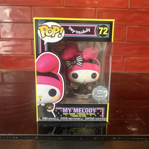 Funko Pop Sanrio My Melody Blacklight #72 Exclusive Vinyl Figure new