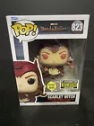 FUNKO POP ! SCARLET WITCH 823 GLOWS IN DARK ENTERTAINMENT EARTH E02