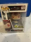 FUNKO POP SCARLET WITCH 823 GLOWS IN DARK ENTERTAINMENT EARTH Marvel