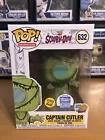 Funko Pop! Scooby-Doo Captain Cutler Glow Funko Shop Exclusive #632 W/Protector!