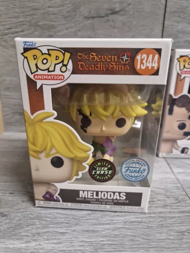 Funko Pop Seven Deadly Sins - Meliodas 1344 - Limited Glow Chase Edition