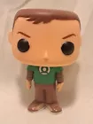 Funko Pop SHELDON COOPER #11 Big Bang Theory Green Lantern Shirt Vinyl Figure