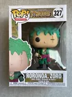 FUNKO POP SHONEN JUMP ONE PIECE RORONOA. ZORO #327 VINYL FIGURE NEW IN BOX