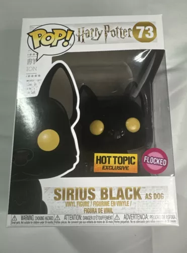 Funko Pop! SIRIUS BLACK (as Dog | Flocked) - Harry Potter Hot Topic Exclusive 73