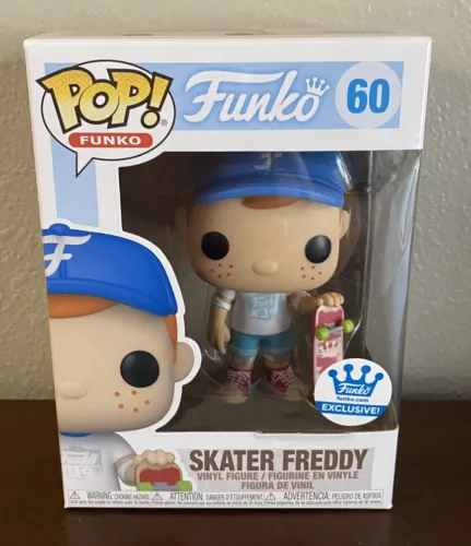 Funko POP! Skater Freddy 60 Funko Shop Limited Exclusive Vaulted With PP New