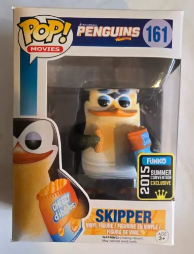 Funko Pop!: Skipper Penguins Madagascar Funko 2015 Convention  #161 + Protector