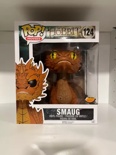 Funko Pop Smaug 124 Chase Movies The Hobbit Lord of the Rings Vaulted Dragon