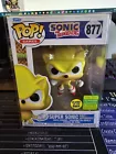 Funko Pop! Sonic The Hedgehog Super Sonic GITD 877 SDCC Exclusive In Protector