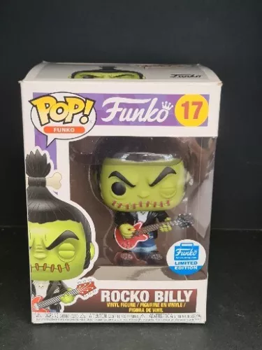 Funko Pop! Spastik Plastik Rocko Billy #17 Popcultcha Exclusive  Protector H5