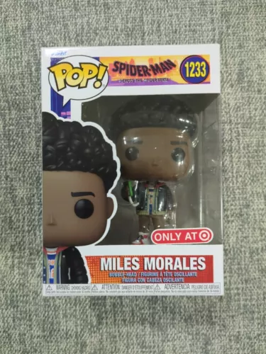 FUNKO POP! Spider-Man MILES MORALES #1233 RARE NEW In Great Condition