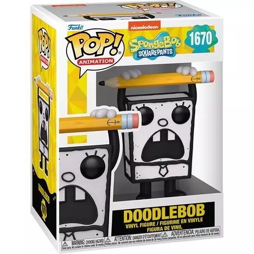 Funko POP! Spongebob Squarepants 25th Doodlebob Figure #1670 + Protector