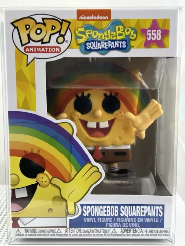 Funko Pop! Spongebob Squarepants Rainbow #558 Vinyl Figure - *NEW in PROTECTOR*