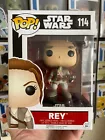 Funko Pop! Star Wars #114 Rey The Force Awakens VGC Vaulted Bobble-Head Figure