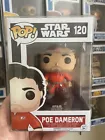 Funko Pop! Star Wars #120 Poe Dameron in X-wing jumpsuit VGC +Pop Protector