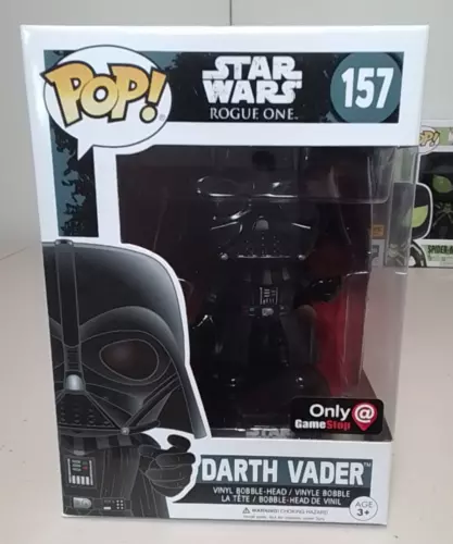 Funko Pop! Star Wars #157 Darth Vader GameStop Exclusive Rogue One Great Shape!