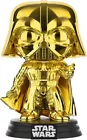 FUNKO POP STAR WARS #157 DARTH VADER (GOLD CHROME) 2019 GALACTIC VINYL FIGURE 🚨
