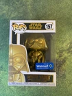 Funko Pop Star Wars #157 Darth Vader (Gold) (Walmart Ex)