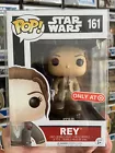 Funko Pop! Star Wars #161 Rey  Only At Target The Force Awakens +Pop Protector