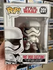 Funko Pop! Star Wars #201 First Order Executioner The Last Jedi +Pop Protector.