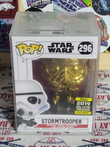 Funko POP! Star Wars 2019 Galactic Convention Stormtrooper 296 w/ Protector