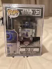Funko Pop! Star Wars #31 R2-D2 DIAMOND STICKER 2022 GALACTIC CON. MINT