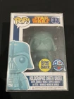 Funko Pop Star Wars #33 Holographic Darth Vader Glow Dark Vaulted Bobble Head