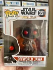 Funko Pop! Star Wars #351 Offworld Jawa VGC Mandalorian +Protector Bobble Head