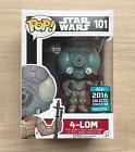 Funko Pop Star Wars 4-Lom #101 + Free Protector
