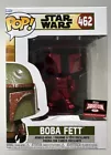 Funko Pop Star Wars 462 The Book of Boba Fett Red Chrome TargetCon Exc ERROR BOX