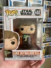 Funko Pop! Star Wars #482 Luke Skywalker (with Grogu) The Mandalorian +Protector
