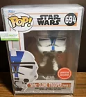 Funko Pop Star Wars 501st Clone Trooper (Phase II) #694 Gamestop With Protector