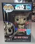 Funko Pop! Star Wars #536 Obi-Wan Kenobi Art Series Target Exclusive Free Ship!