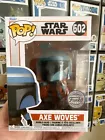 Funko Pop! Star Wars #602 Axe Woves Special Edition +Protector The Mandalorian