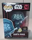 Funko Pop! Star Wars #740 Darth Maul Hologram Glows in the Dark - Free Protector