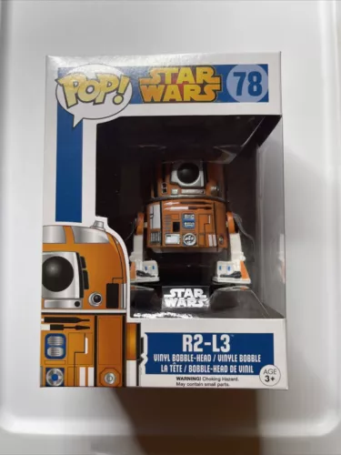 Funko POP! Star Wars Blue Box R2-L3 #78 Vinyl Figure W Protector