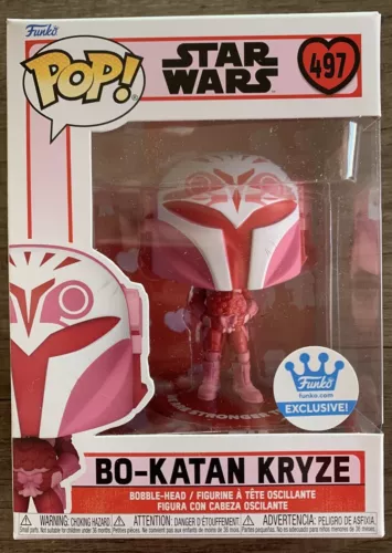 Funko Pop! Star Wars Bo-Katan Kryze #497 Funko Exclusive Valentines Day