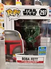 Funko Pop! Star Wars Boba Fett (Green Chrome) #297 Summer Convention 2019