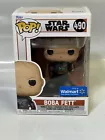 Funko Pop! Star Wars Boba Fett Unmasked #490 Walmart Exclusive Mandalorian