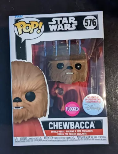 Funko Pop! Star Wars Breast Cancer Day CHEWBACCA #576 Disney Parks Exclusive