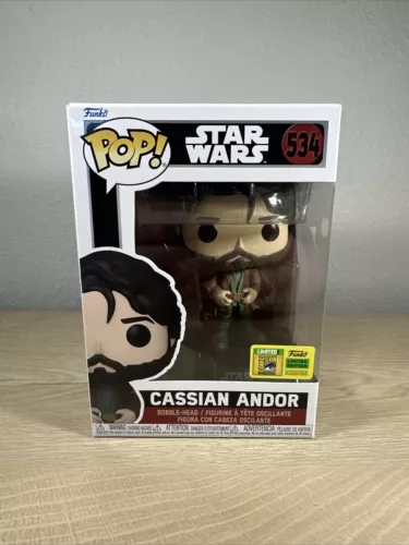 Funko Pop! Star Wars Cassian Andor #534 2022 SDCC Exclusive Official Sticker