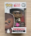 Funko Pop Star Wars Chewbacca With Porg Flocked #195 + Free Protector