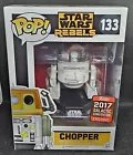 Funko Pop Star Wars Chopper 133 2017 Galactic Convention Exclusive W/Protector