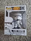 Funko Pop Star Wars CLONE TROOPER #21 Vinyl Bobble Head Figure Protector NEW