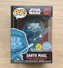 Funko Pop Star Wars Darth Maul Hologram GITD #740 + Free Protector