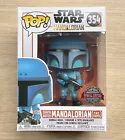 Funko Pop Star Wars Death Watch Mandalorian Two Stripes #354 + Free Protector