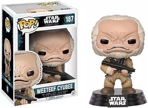 Funko POP Star Wars Figure : Star Wars Rogue One #187 Weeteef Cyubee