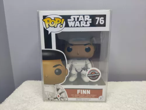 Funko Pop Star Wars Finn (Stormtrooper) Gamestop Exclusive #76 w/Protector