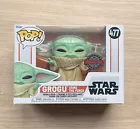 Funko Pop Star Wars Grogu Using The Force #477 + Free Protector