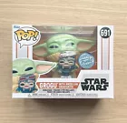 Funko Pop Star Wars Grogu With Anzellan Droidsmith #691 + Free Protector