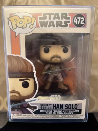 Funko Pop! Star Wars Han Solo Concept Series #472 New In Box With Protector